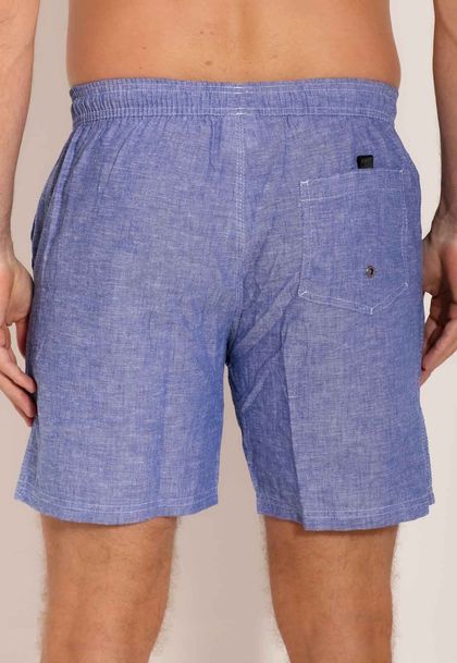 Bermuda Masculina em Linho Pienza C/ Cordão