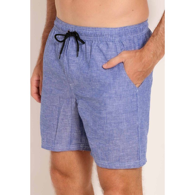 Bermuda Masculina em Linho Pienza C/ Cordão