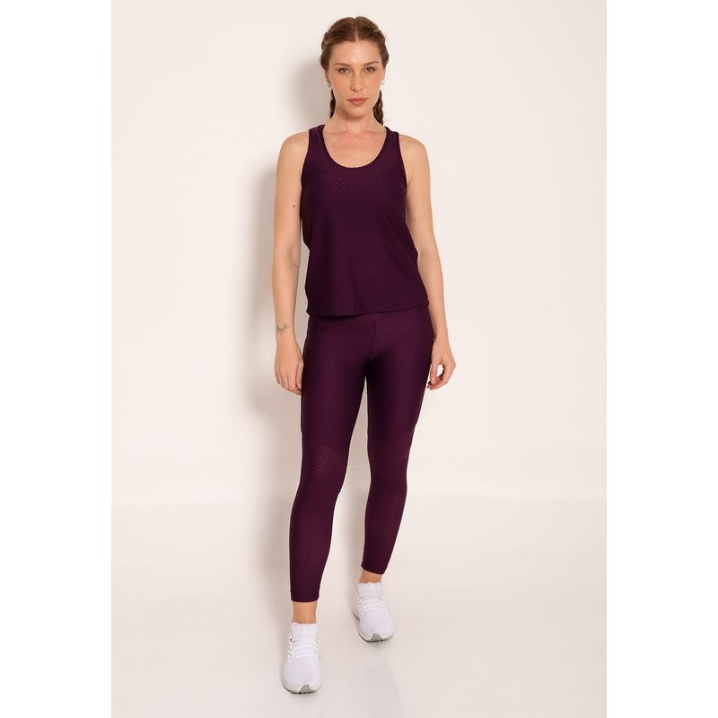 Conjunto Fitness Regata e Calça Legging London