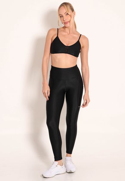 Calça Legging New Ikat Com Bolsos Laterais