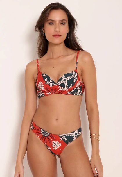 Conjunto Biquíni Top Transpasado e Calcinha Anatômica - Ceramic