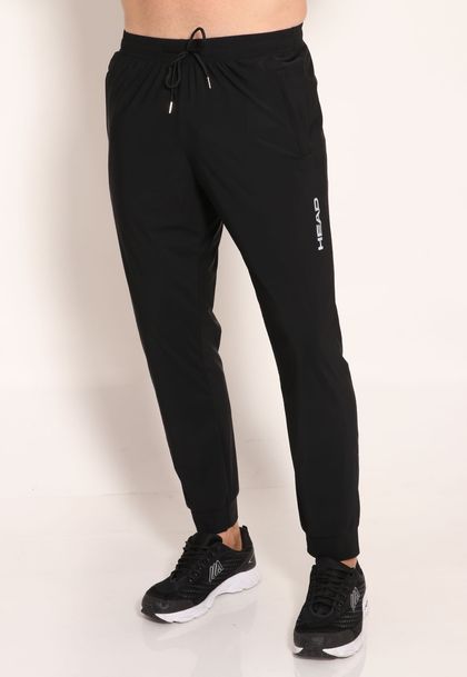 Calça Microfibra Com Bolsos e Amarração