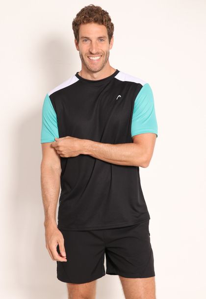 Camiseta Dry Masculina Básica Com Logo