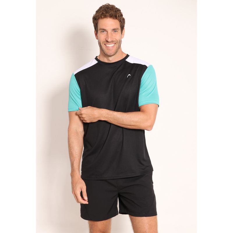 Camiseta Dry Masculina Básica Com Logo