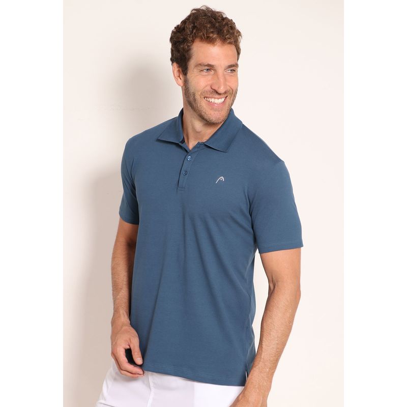 Camisa Polo Piquet Pima Com Botões
