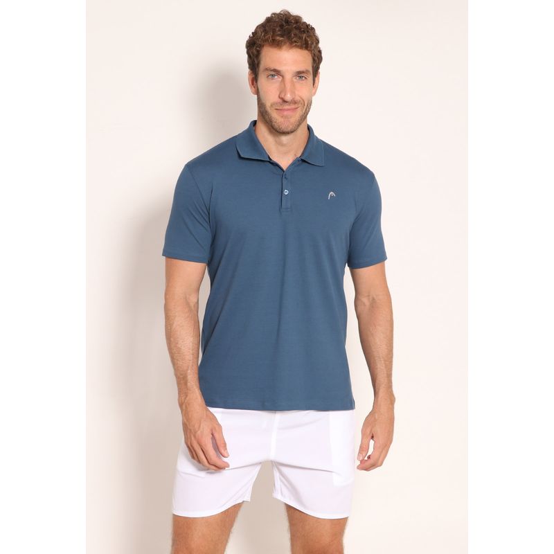 Camisa Polo Piquet Pima Com Botões