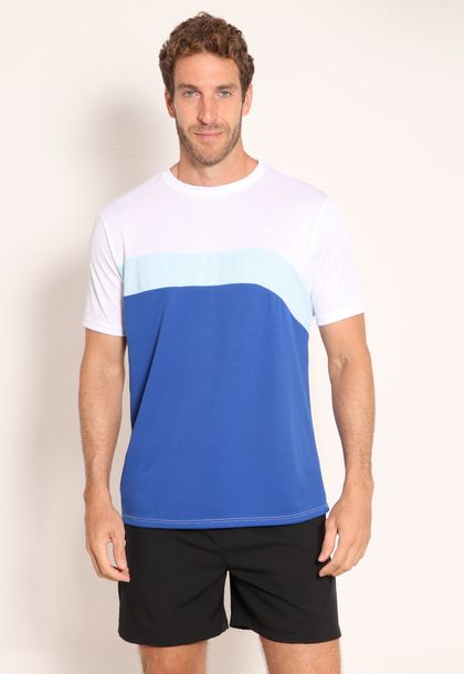 Camiseta Masculina Dry Tricolor