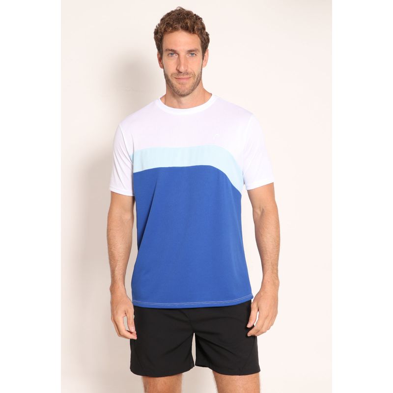 Camiseta Masculina Dry Tricolor