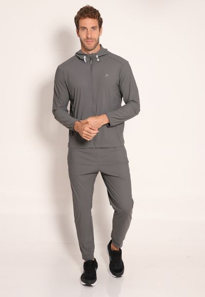 Calça Microfibra Com Bolsos e Amarração