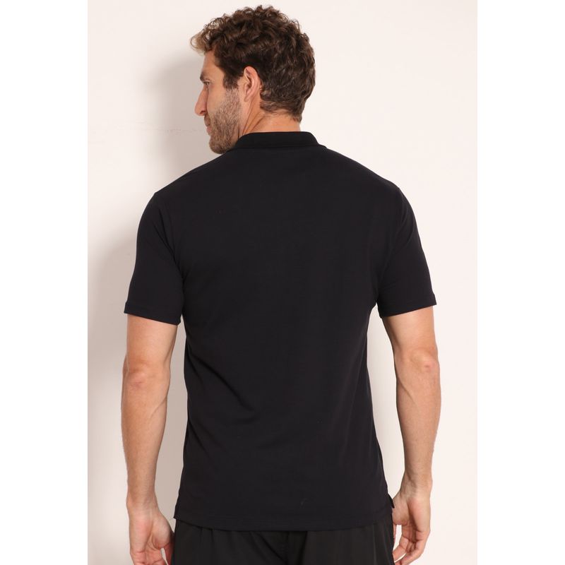 Camisa Polo Piquet Pima Com Botões