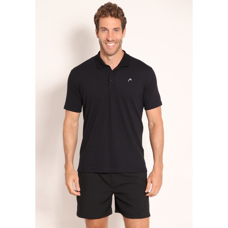 Camisa Polo Piquet Pima Com Botões