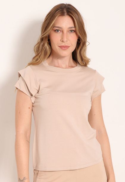 Blusa Gola Careca Com Manga Japonesa
