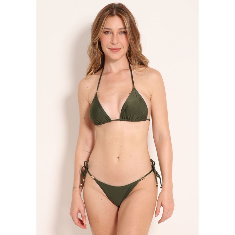 Calcinha de Biquíni Avulso Lycra Cortininha