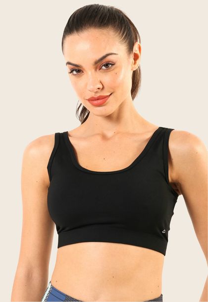 Top Fitness Sem Bojo Regata com Recorte Compress