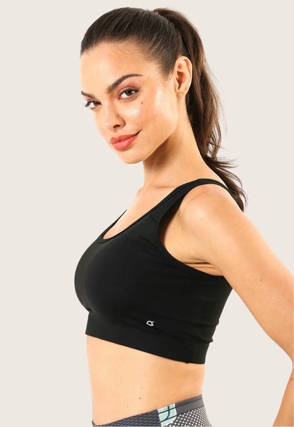 Top Fitness Sem Bojo Regata com Recorte Compress