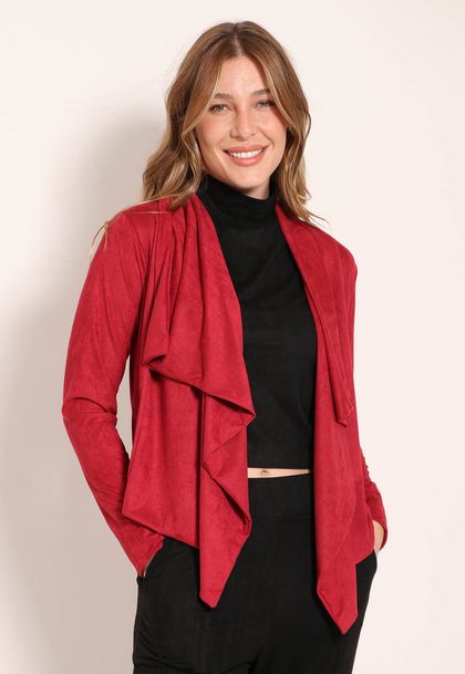 Casaco Suede De Ponta