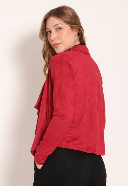 Casaco Suede De Ponta