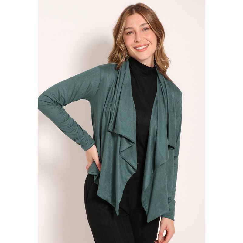 Casaco Suede De Ponta