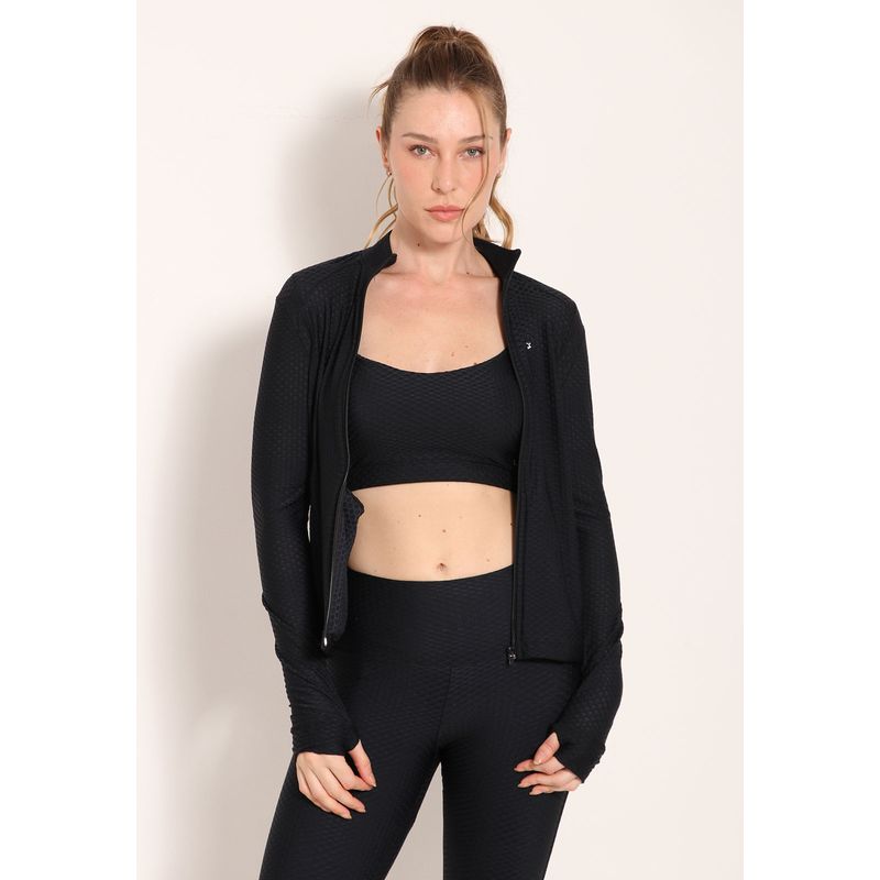 Jaqueta Fitness Gola Alta London Sem Capuz