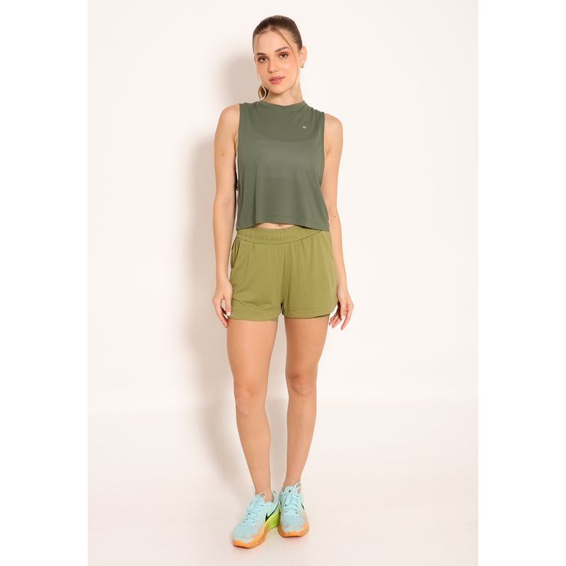 Shorts Feminino Elastic Dry Com Cordão