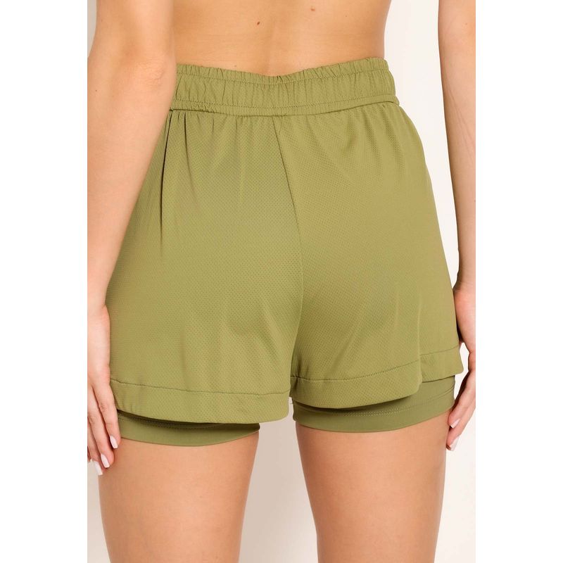 Shorts Feminino Elastic Dry Com Cordão