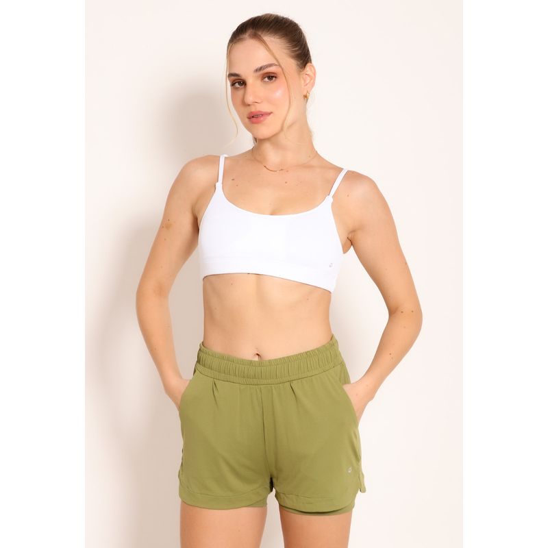 Shorts Feminino Elastic Dry Com Cordão
