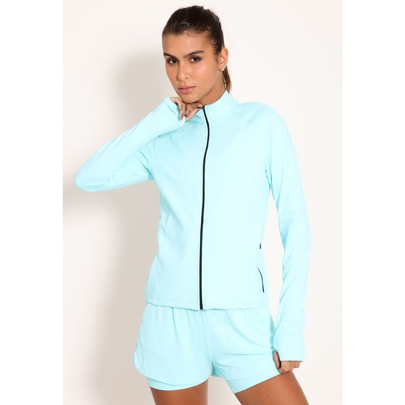 Conjunto Jaqueta Compress e Shorts Run Sting Com Forro