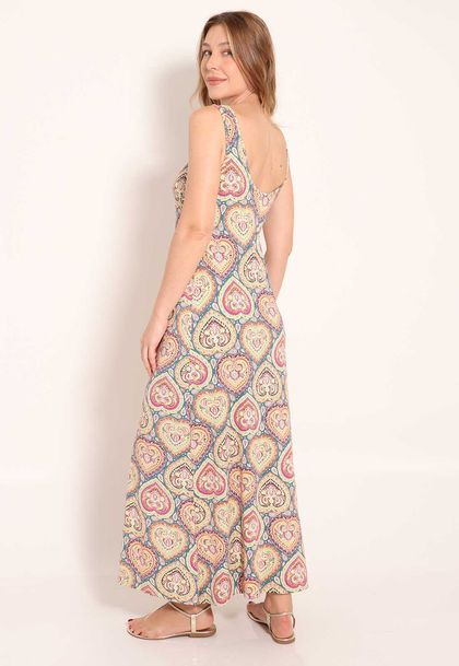 Vestido Fluxy Regata Decote Careca - Dreams