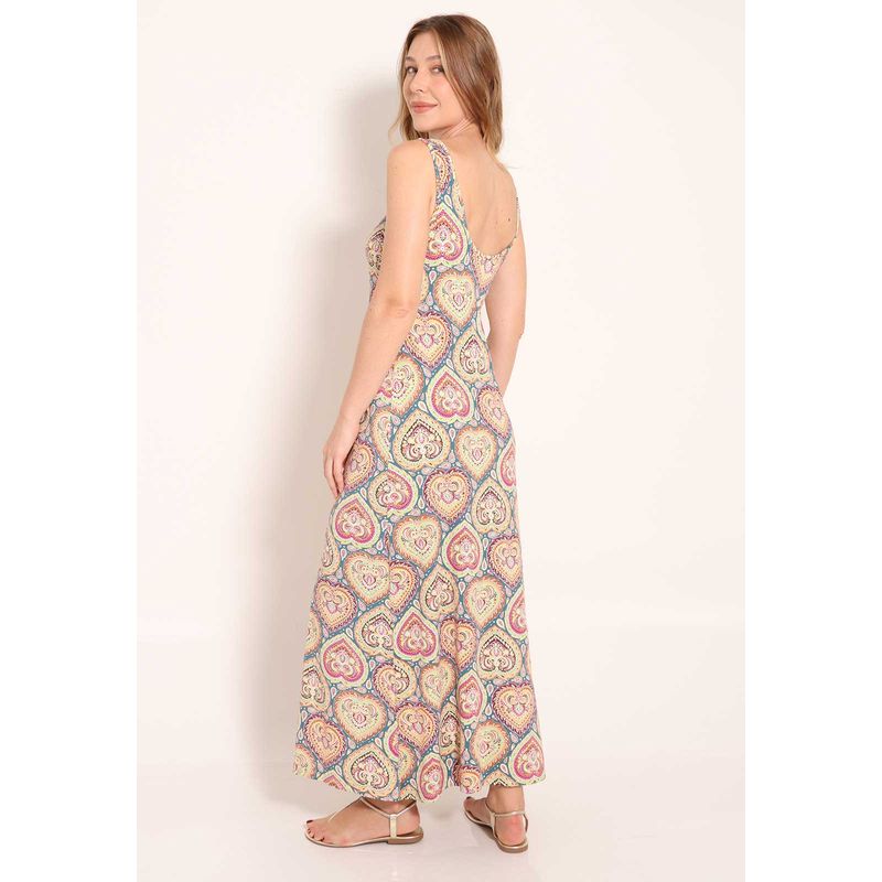 Vestido Fluxy Regata Decote Careca - Dreams