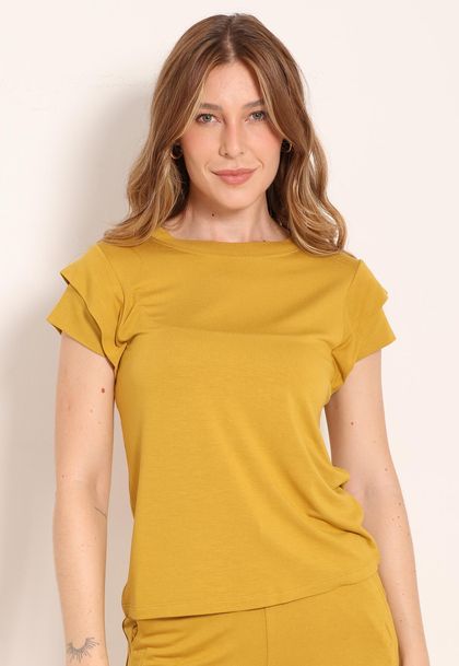 Blusa Gola Careca Com Manga Japonesa