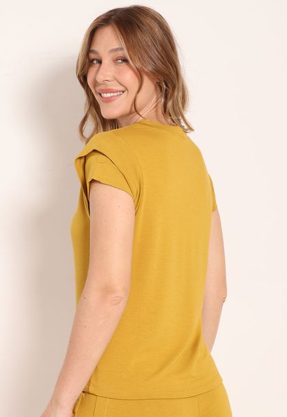 Blusa Gola Careca Com Manga Japonesa