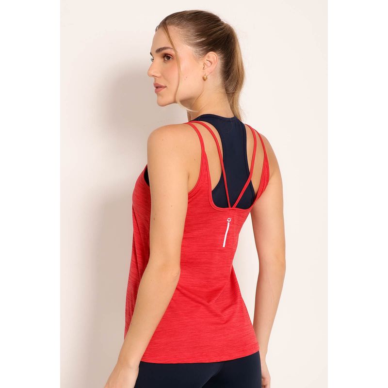 Regata Fitness Feminina Alça Dupla Antiodor