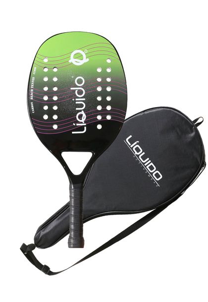 Kit Raquete Beach Tennis Carbono com Bolsa Raqueteira