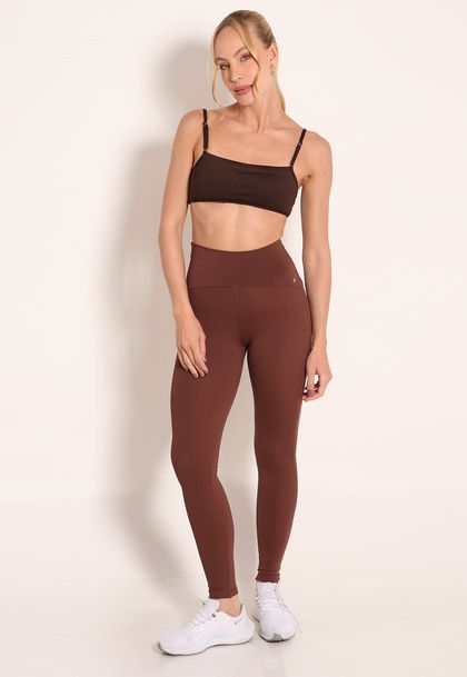 Calça Legging Feminina Básic Cós Alto de Alta Compressão