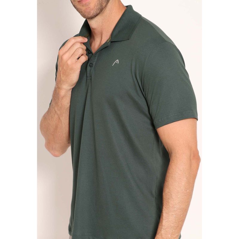 Camisa Polo Piquet Pima Com Botões