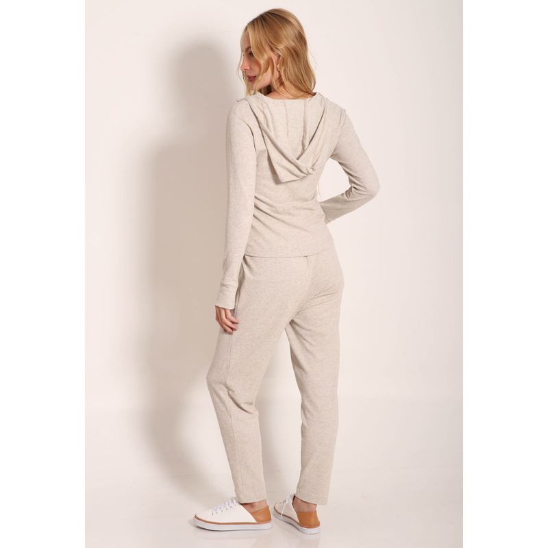 Calça Feminina Reta Com Bolso Singapura