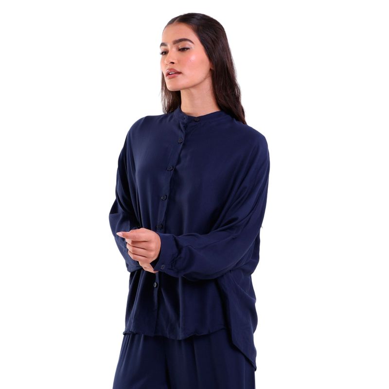 Camisa Feminina Heavy Twill Oversized Manga Longa