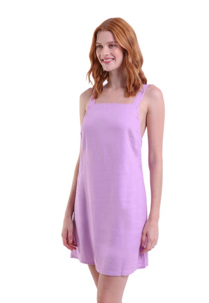 Vestido de Linho Wash Jumber