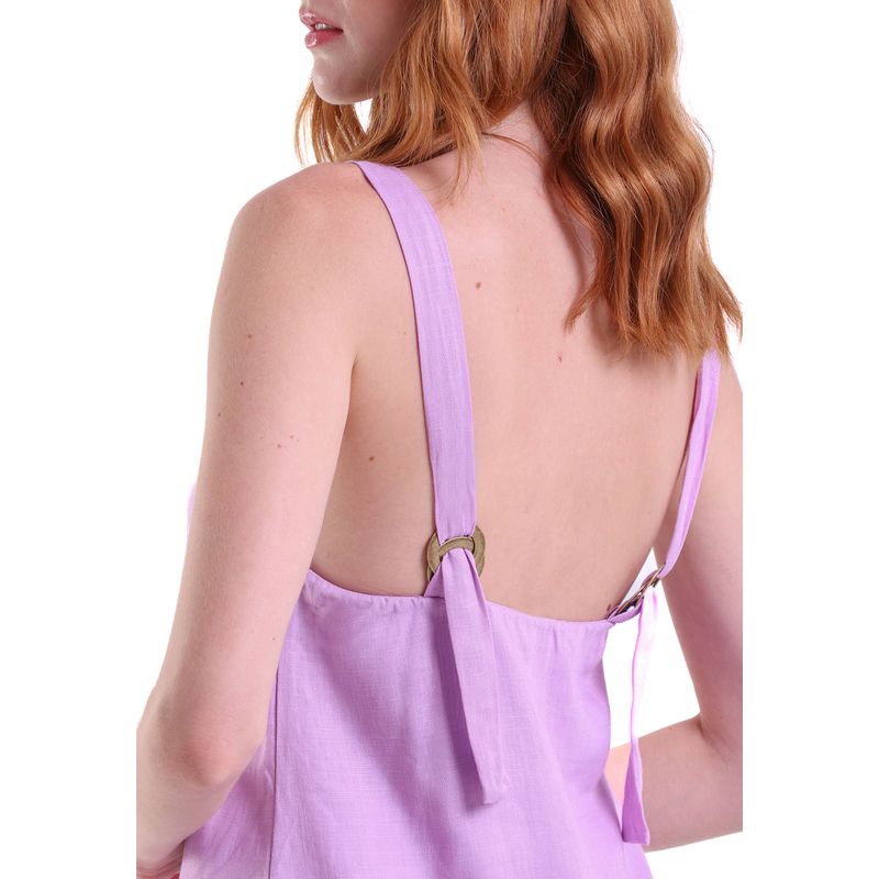 Vestido de Linho Wash Jumber