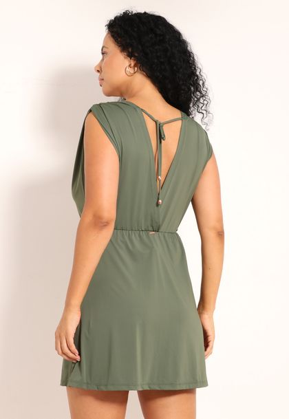 Vestido Curto Fluxy Transpassado