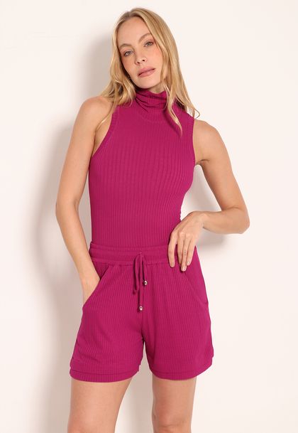 Short Viscose Feminino com Bolsos