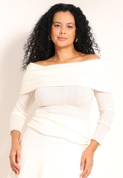 Blusa Tricot Lituania Ombro a Ombro