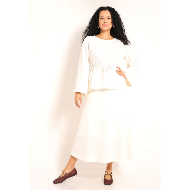 Blusa Tricot Lituania Com Puxador Na Cintura