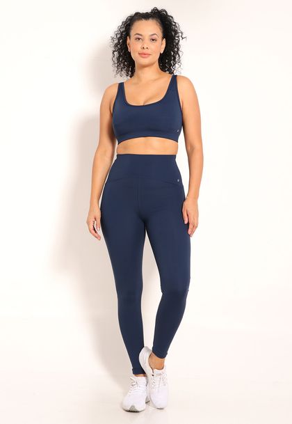 Calça Legging Feminina Básic Cós Alto de Alta Compressão