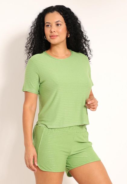 Shorts Feminino Básico Cós de Elástico