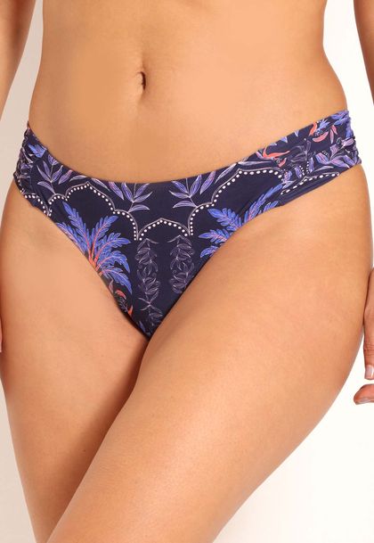 Calcinha de Biquíni Fluxy Avulso Borboleta Tamara Blue Midi