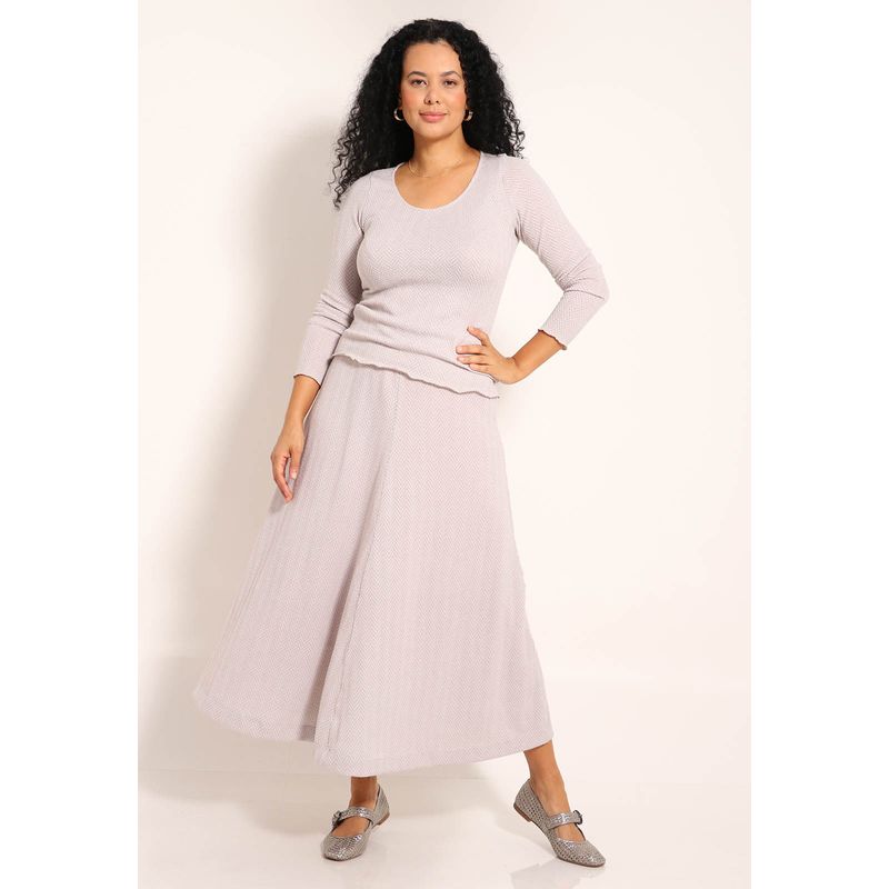 Blusa Manga Longa de Tricot Lituania