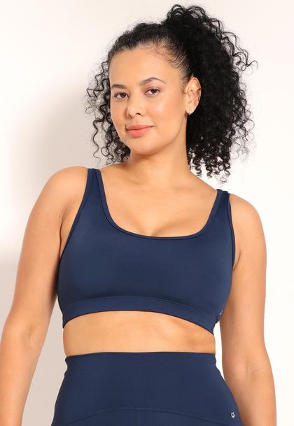 Top Fitness Regata Com Bojo e Recorte Compress