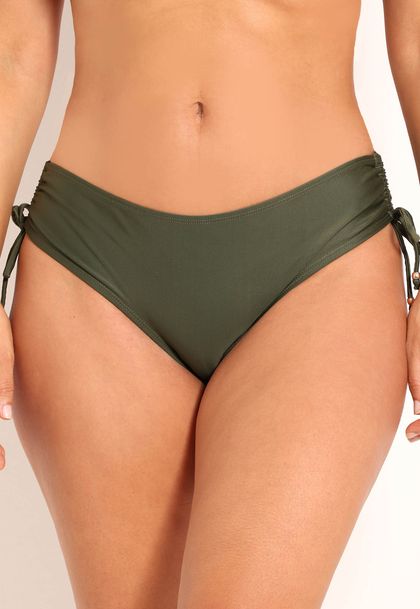 Calcinha De Biquíni Lycra Com Puxador Lateral
