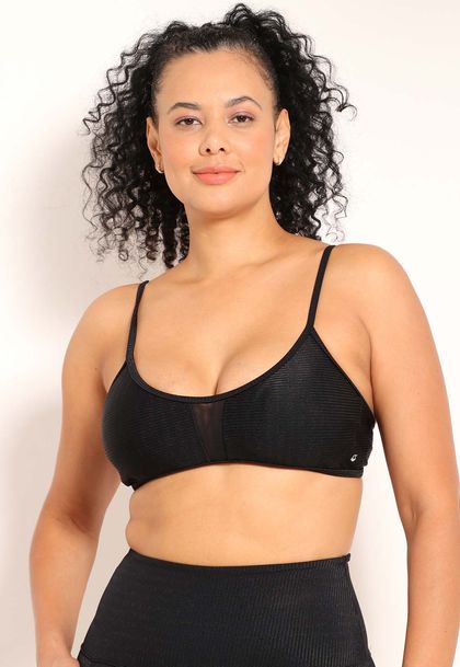 Top Fitness Com Recortes New Ikat